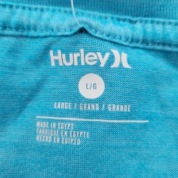 Hurley EVERYDAY EXPLORE ICON SHORT SLEEVE SHIRT. COLOR SEADOO. Size Larg… - Picture 7 of 7